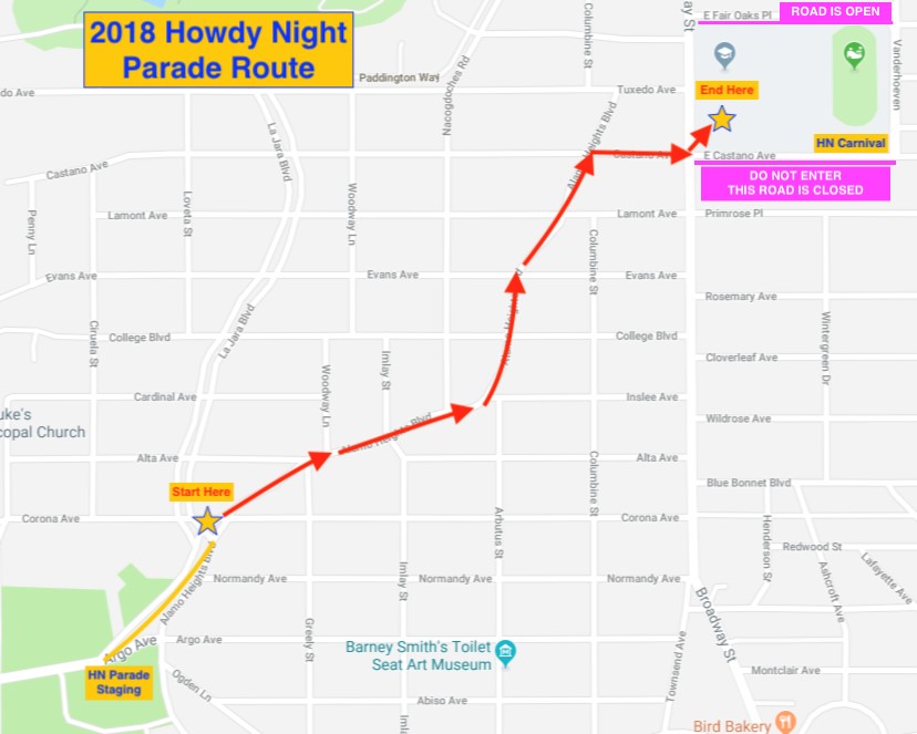 route - City of Alamo Heights